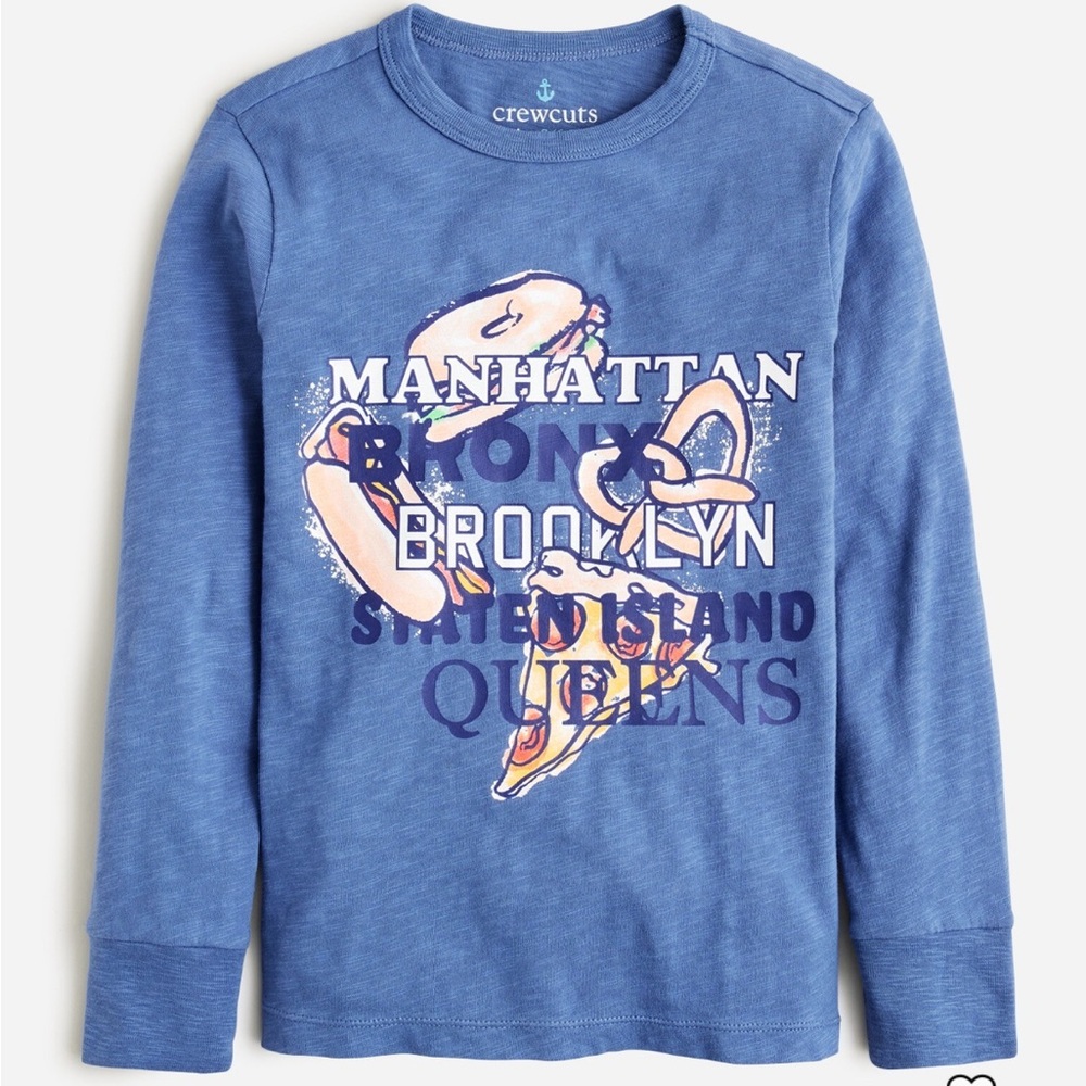 Crewcuts NYC Blue Kids Long Sleeve Shirt
